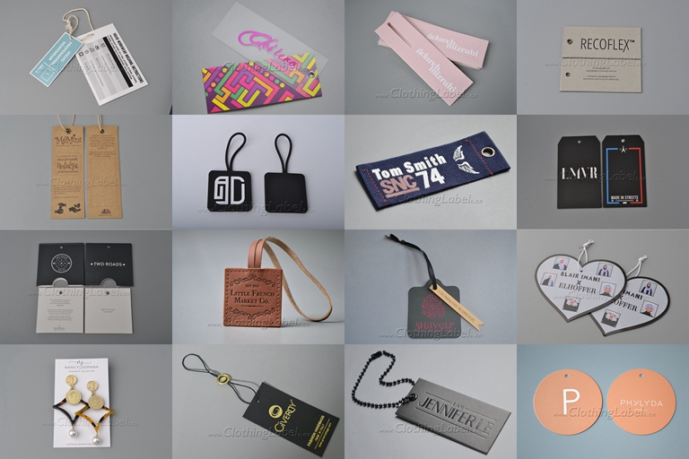 What kind of material can be used for garment hang tags