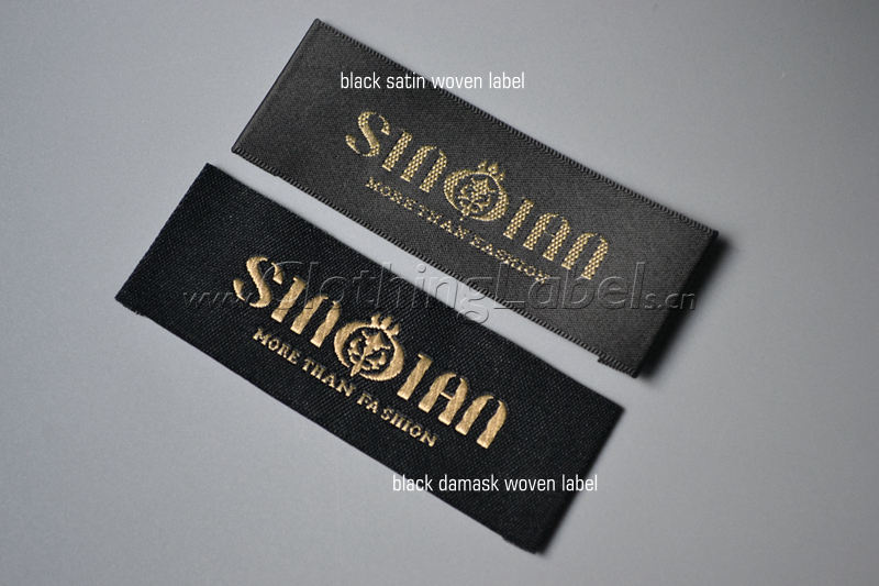 Difference between satin and damask woven labels | ClothingLabels.cn