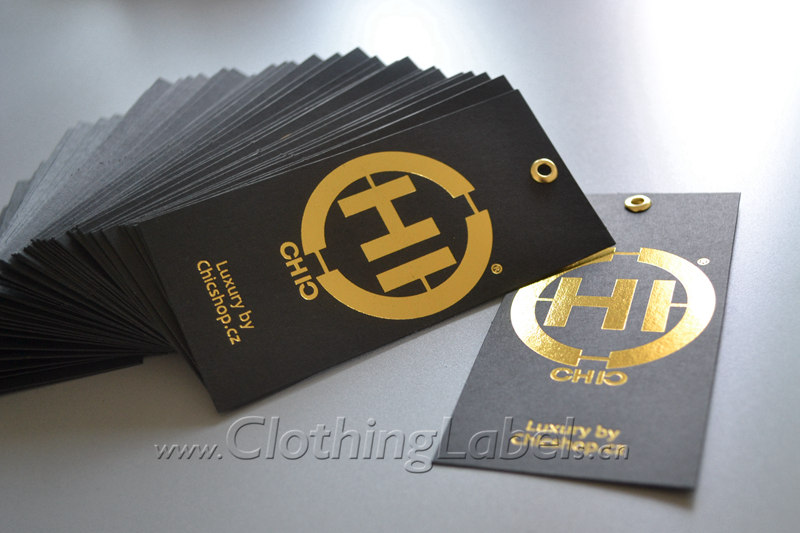 Luxury hang tags for high-end clothing