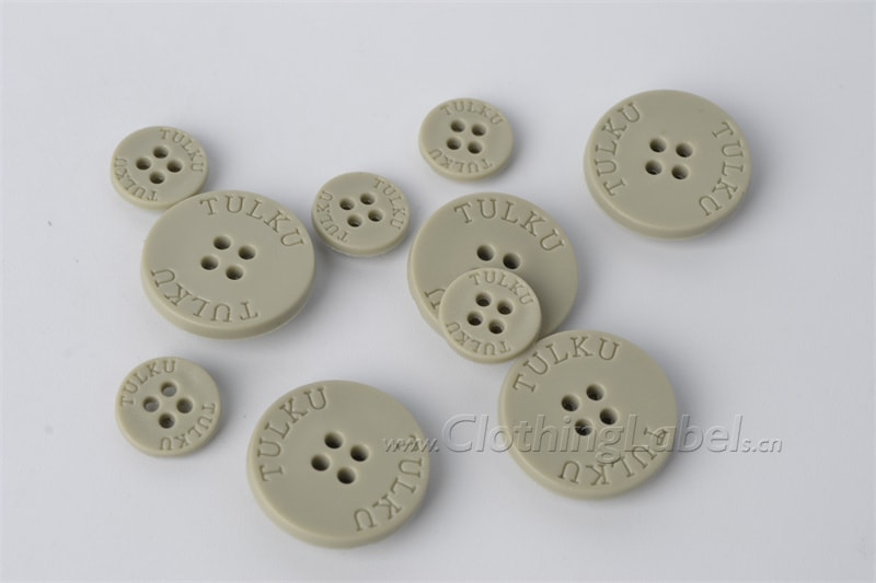 Custom clothing buttons for garment brand ClothingLabels.cn