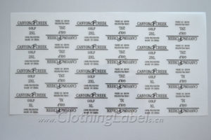 Heat transfer labels’ photo gallery | ClothingLabels.cn