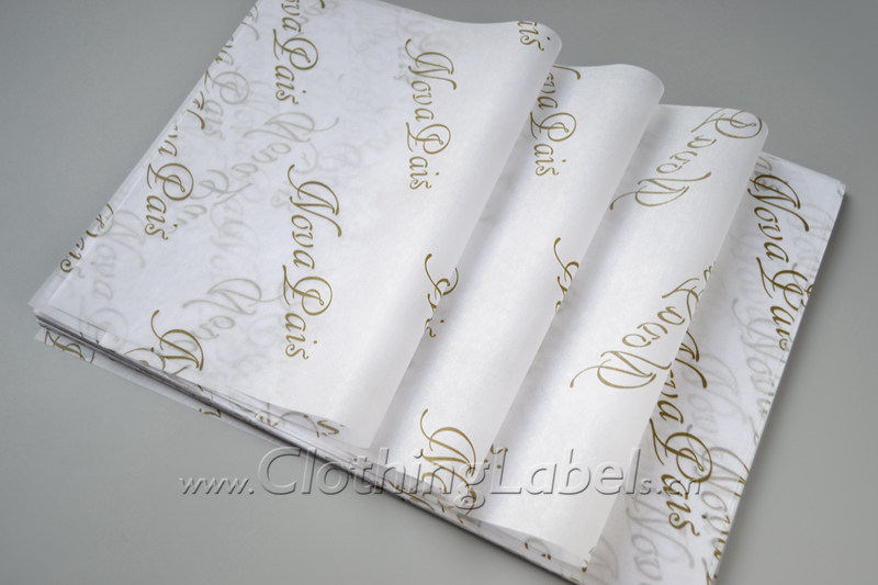 Tissue paper clothing wrapping, packaging - Bespoke tissue paper to wrap  clothing - Magro Luxury Paper