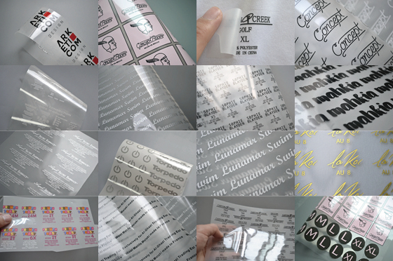 image of heat transfer labels