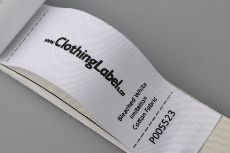 Material chart for printed labels | ClothingLabels.cn