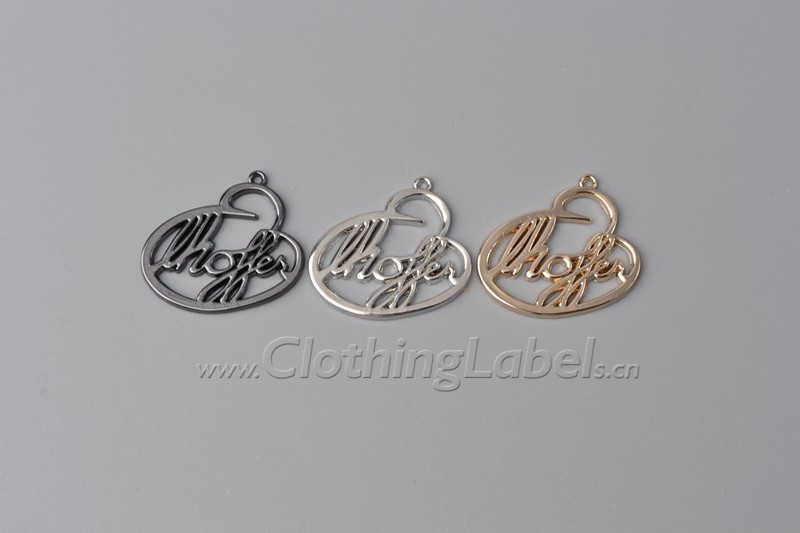 Image of metal labels | ClothingLabels.cn