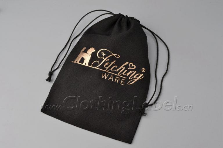 Draw String Labels Popular drawstring pouch bags | ClothingLabels.cn
