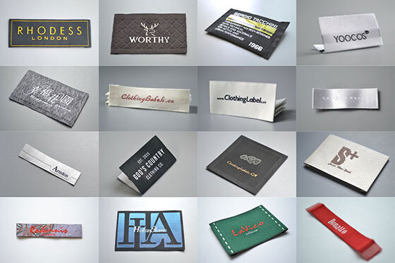 image of woven labels