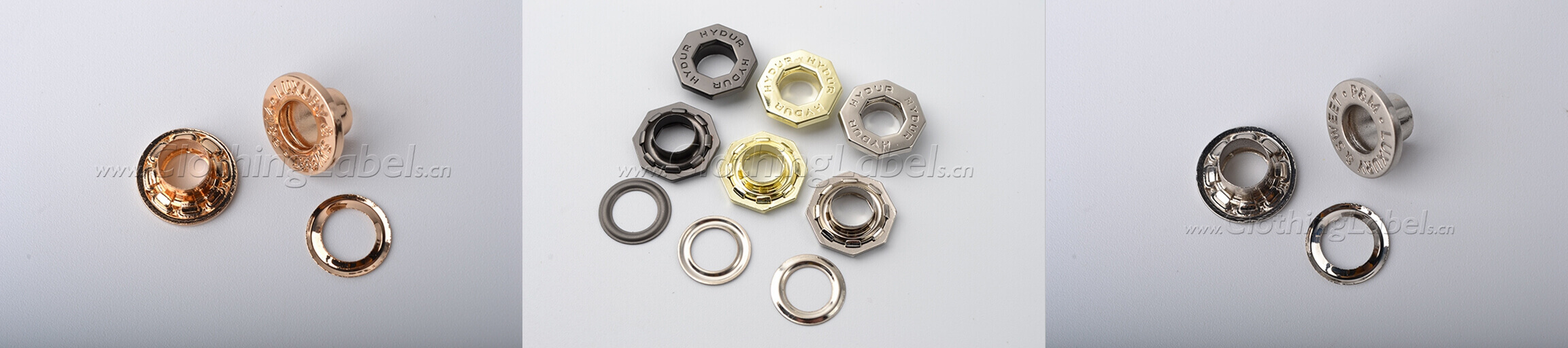 Metal eyelets