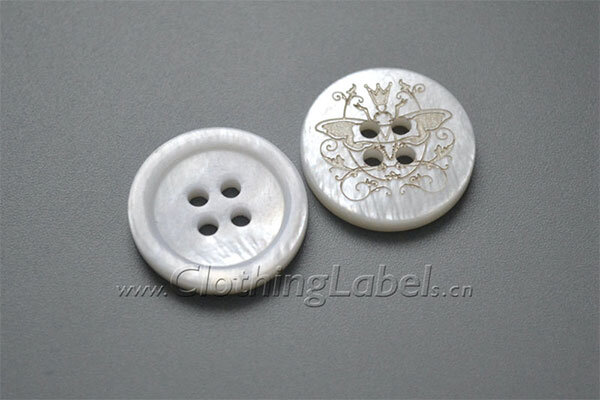 real shell buttons