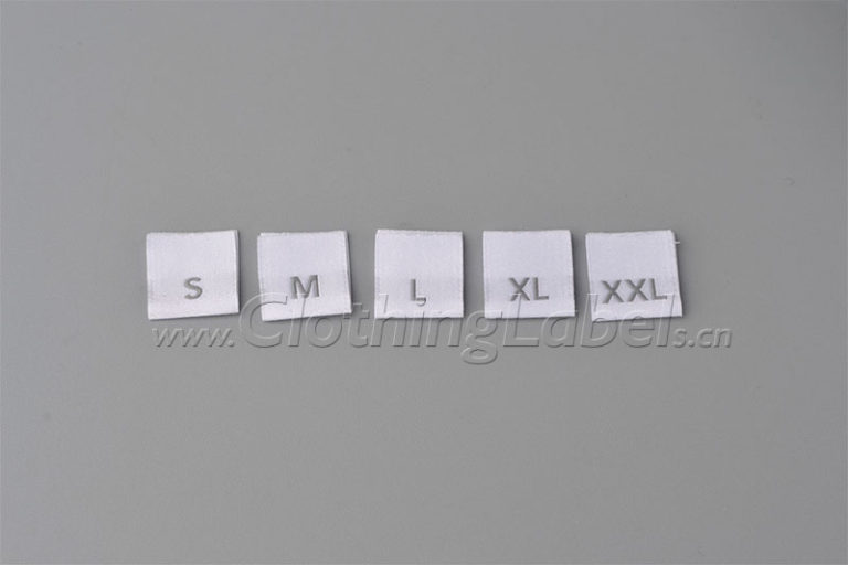 Size labels photo gallery | ClothingLabels.cn