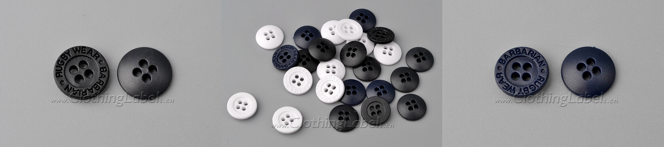 rubber buttons