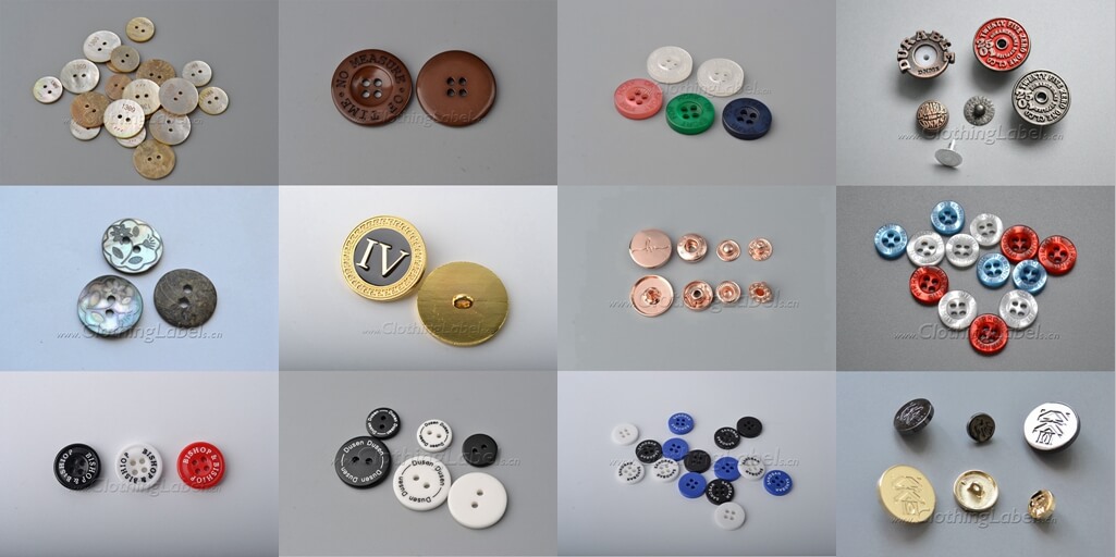 Custom clothing buttons with LOGO