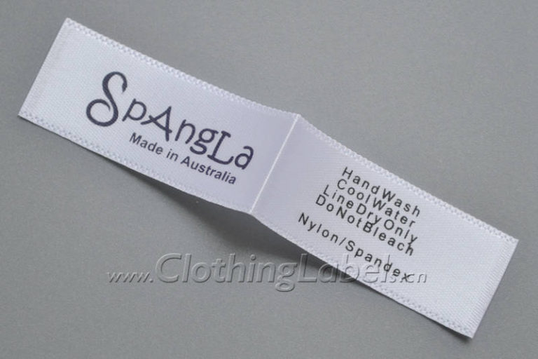 Custom fabric labels with logos for clothing ClothingLabels.cn