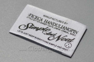 Custom fabric labels with logos for clothing | ClothingLabels.cn