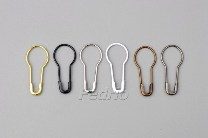6 Size Metal Pin Paper Clip 22, 28, 32, 38, 45, 55mm Nickel Plated Pins with Storage Box for DIY Craft Making Clothing Tag Pins Marker NATUCE 220PCS Assorted Safety Pins Cloth Pins Small Pins 