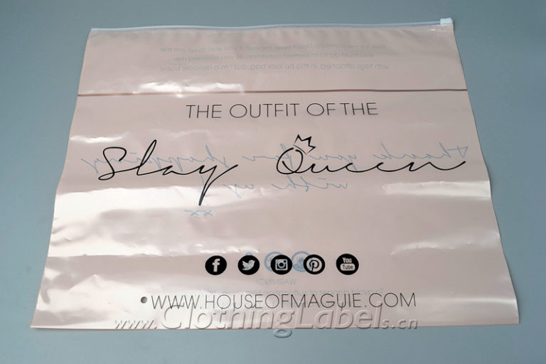 Custom Zipper Bags With Logo Printed,packing Bags for Clothing