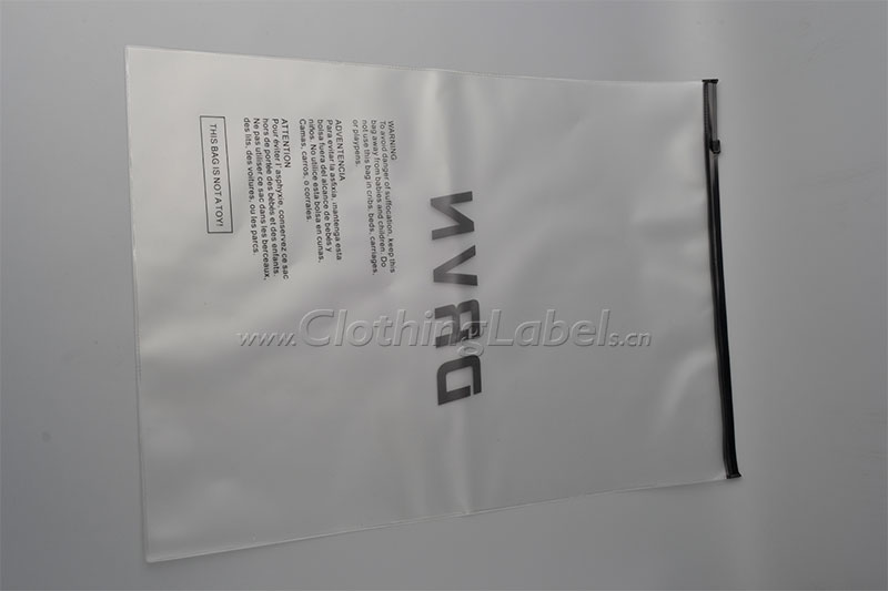 custom clothing zip bolsas