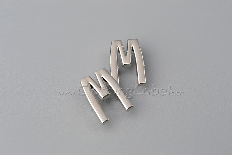 letters logo metal tags