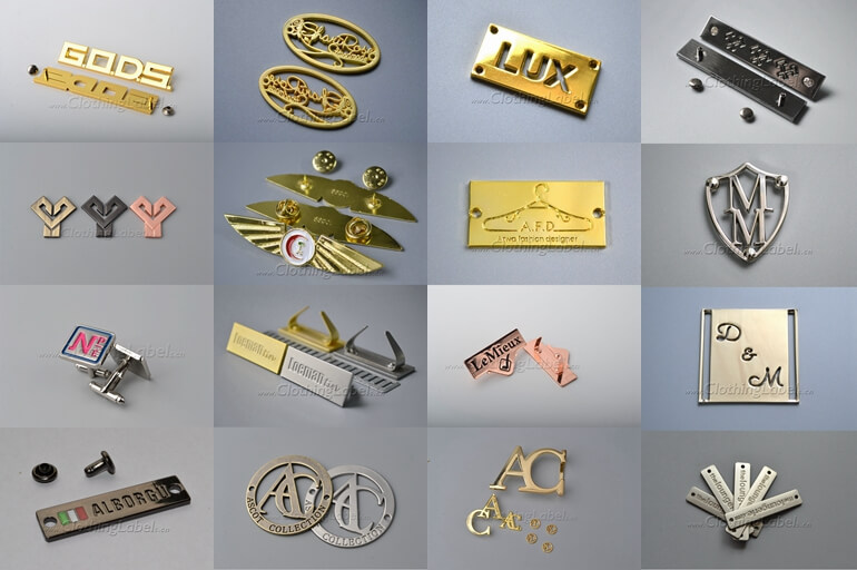 samples of metal tags