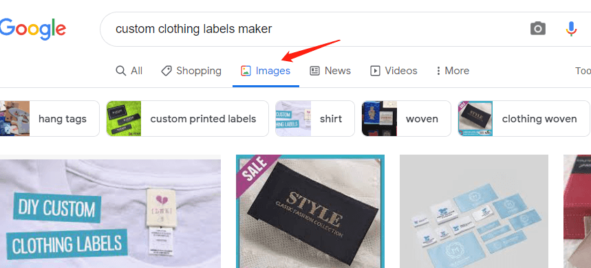 Search in Google images
