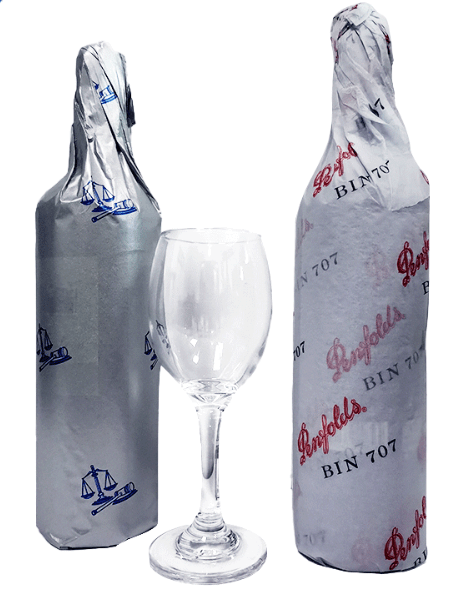 DIY Wine Wrapping Paper