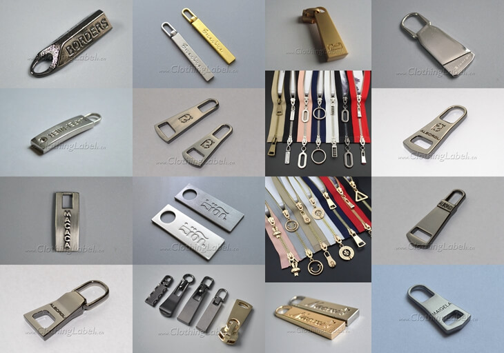 Custom Metal Zipper Pulls for Brands