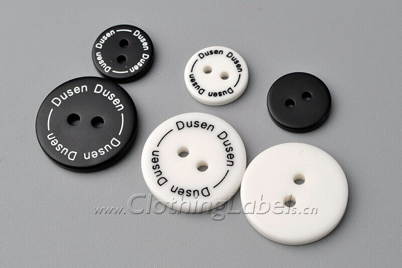 Different Types of Buttons by Name, Size, and Material.