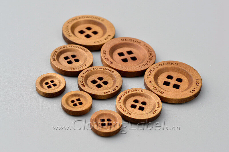 17 different types of buttons for clothes ClothingLabels.cn