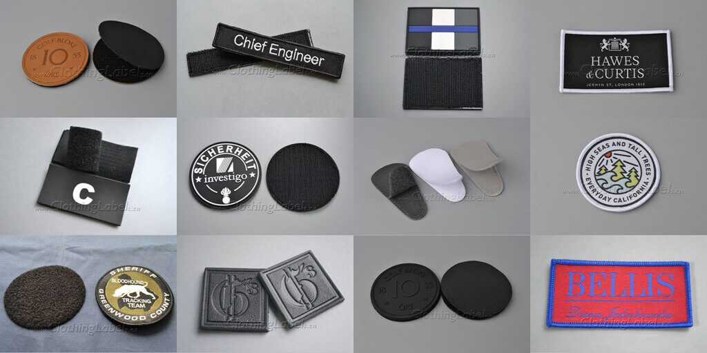 Custom Velcro labels and patches