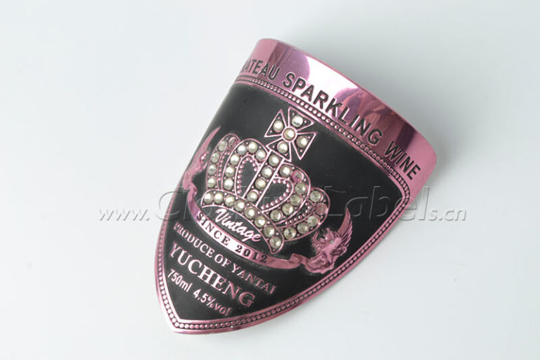Metal Wine Labels for Bottles | No MOQ | ClothingLabels.cn