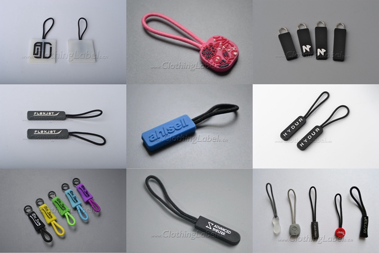 Photo gallery of rubber zipper pulls 1