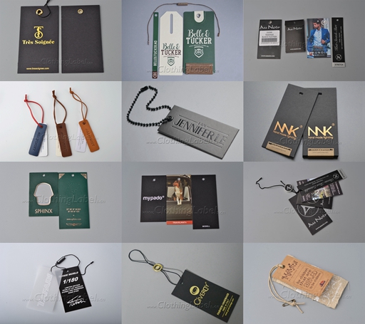 Luxury hang tags for high-end clothing