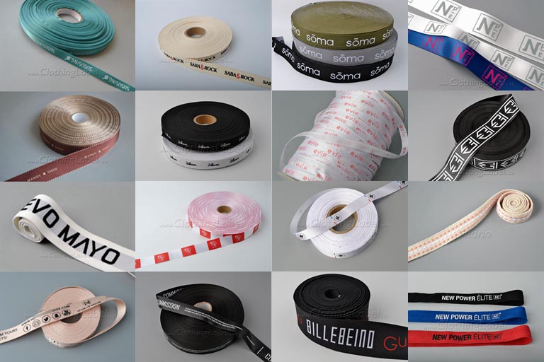 Garment tape for clothing brands