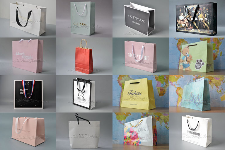 High end custom shopping paper bags Kraft bag clothing bags custom  logo,Package Bag/Box