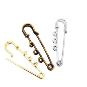 Coiled safety pins
