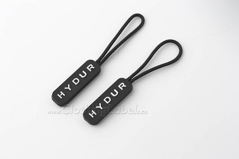 Professional Custom PU Leather Zipper Pullers For Clothing Suppliers