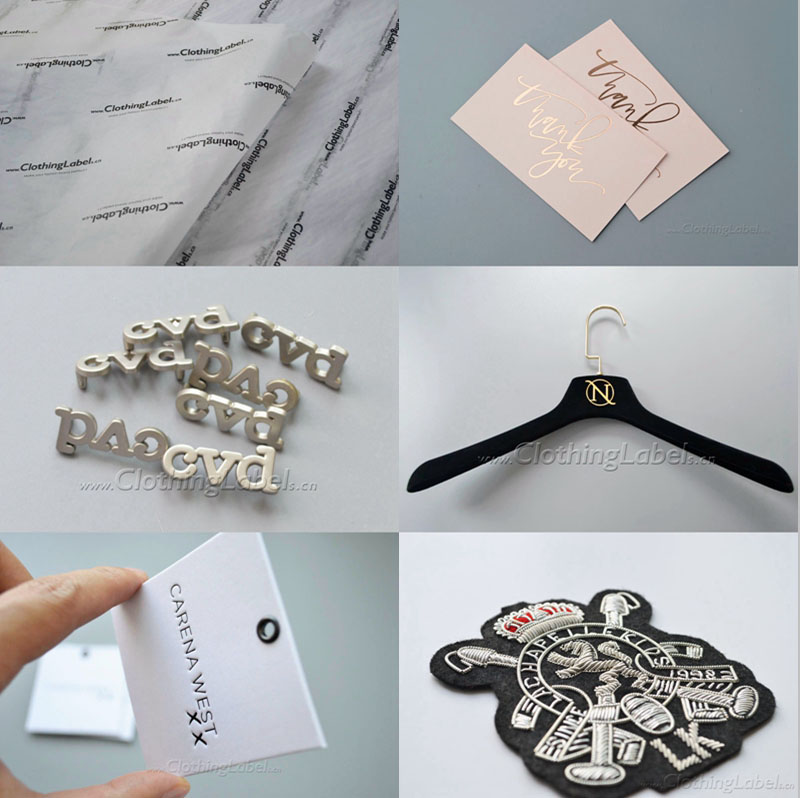 Custom clothing labels & tags and garment trims