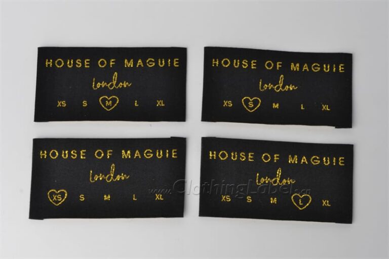 Custom size labels & tags for clothing ClothingLabels.cn