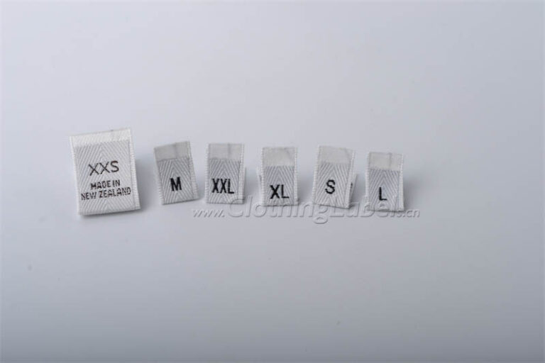 Size labels photo gallery | ClothingLabels.cn