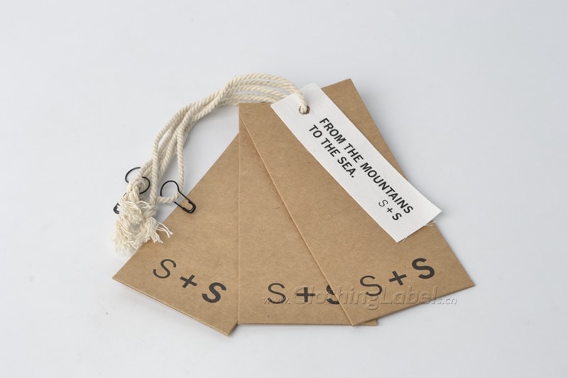 Large Shipping Paper Tags Natural Brown Kraft Hang Tags 