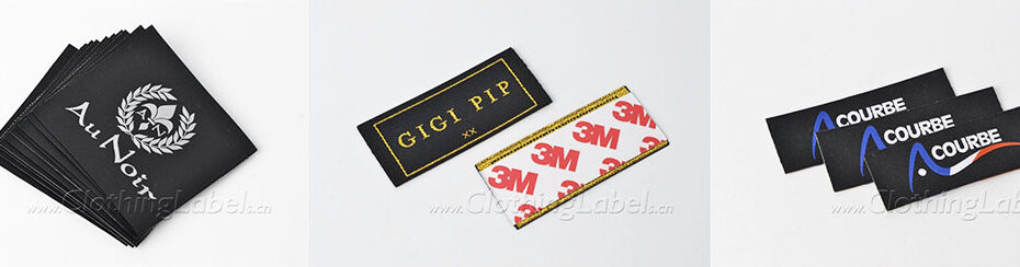 Custom iron on woven labels