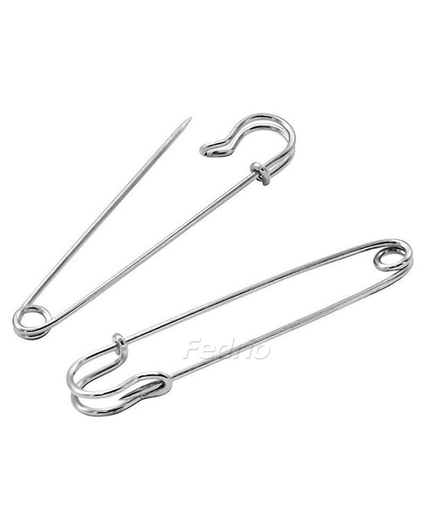 Bulb Gourd Small Stainless Steel Safety Pins 
