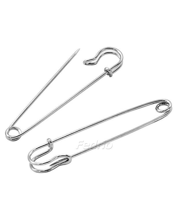Safety pins for securing fabric ClothingLabels.cn