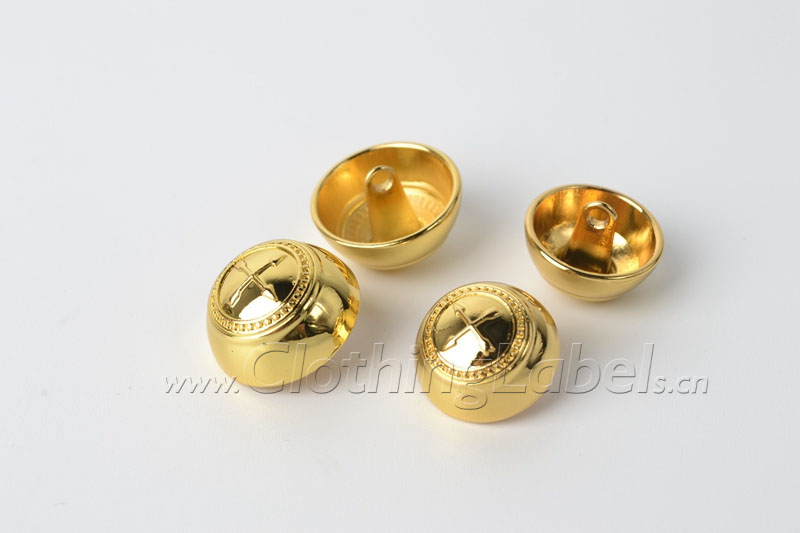 Wholesale 12 Sets 2 Style Iron & Zinc Alloy Button Pins for Jeans 