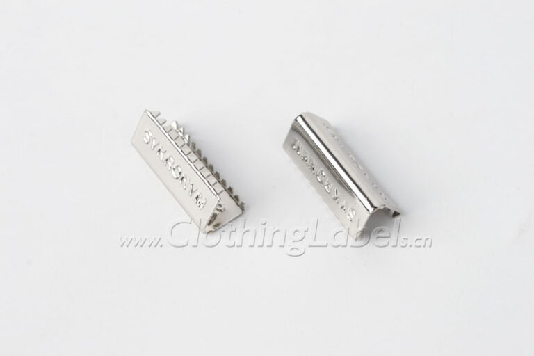 Custom metal belt clip, tail clips with logos ClothingLabels.cn