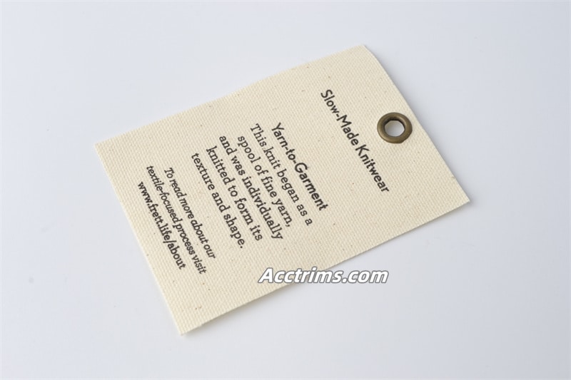 Custom fabric tags